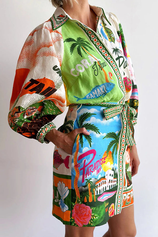 Kim™ - Sommerhemd-Minikleid