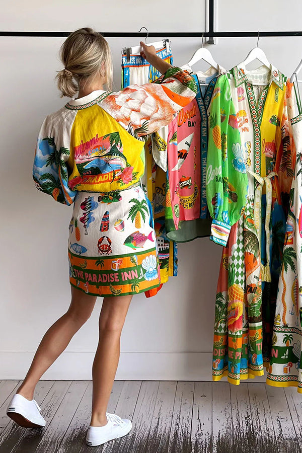 Kim™ - Sommerhemd-Minikleid