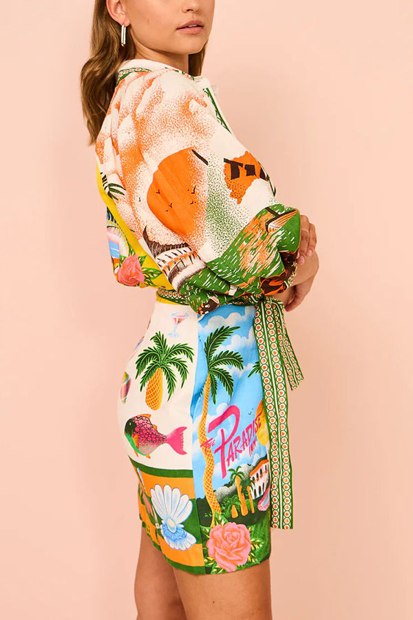 Kim™ - Sommerhemd-Minikleid