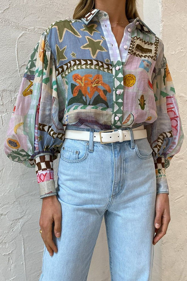 Imogen™ - Shirt mit Ballonärmeln