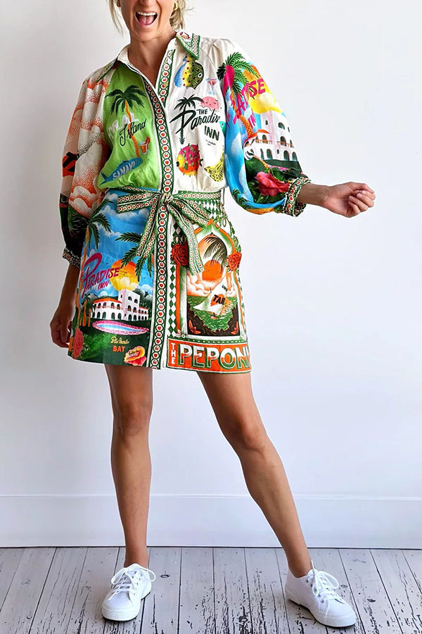 Kim™ - Sommerhemd-Minikleid