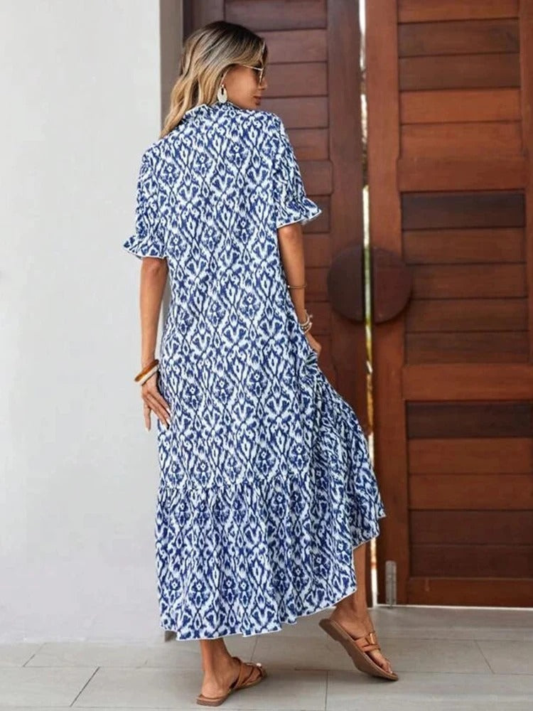 Emma - Elegantes Blumenprint Kleid