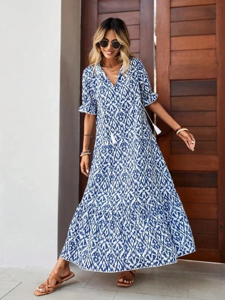 Emma - Elegantes Blumenprint Kleid