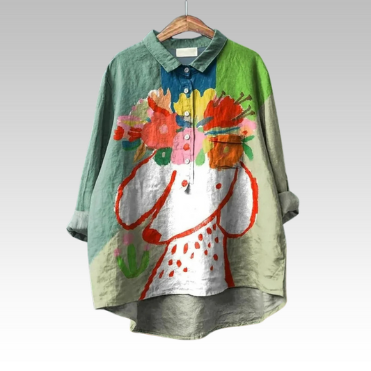 Meike™ - Hundekunst Bluse