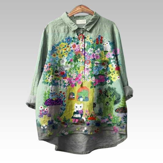 Susi™ - Blumen Bluse