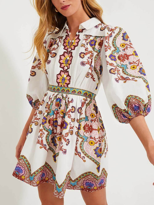 Jenny™ - Einzigartiges Shirt-Minikleid mit Taschen