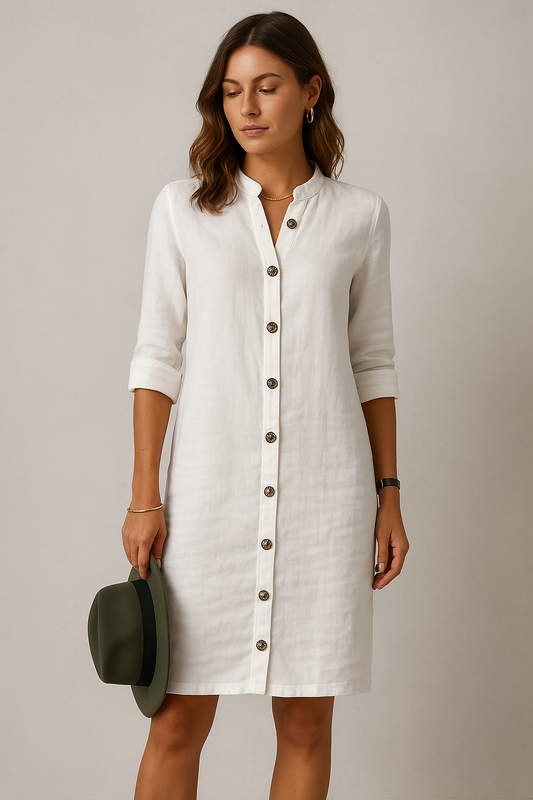 Amalia | Kleid mit Knopfverschluss