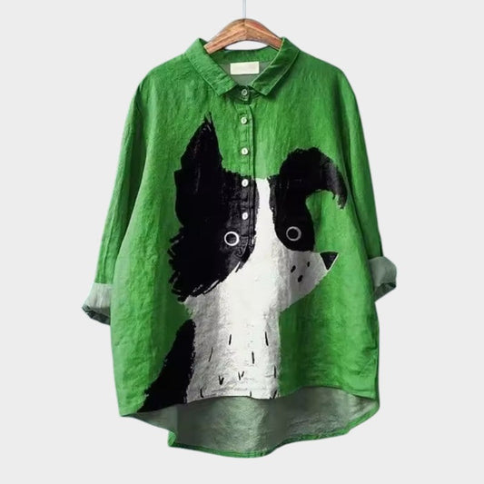 Elke™ - Hundekunst Bluse