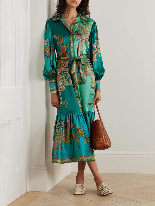 Aruchic™ - Maxikleid mit floralem Druck
