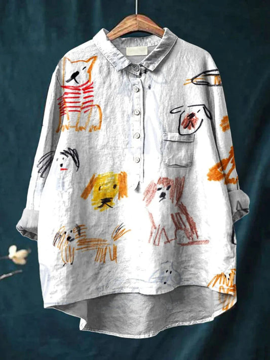 Bria™ - Hundekunst Bluse