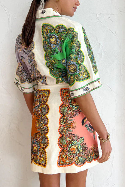 Coco™ - Kleid mit Meerjungfrau-Print