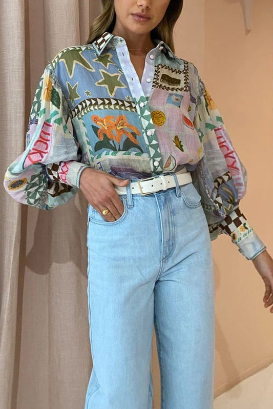 Imogen™ - Shirt mit Ballonärmeln