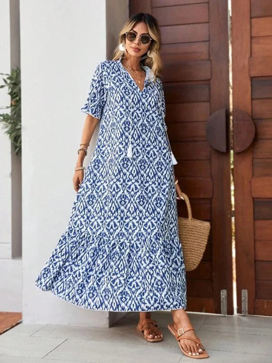 Emma - Elegantes Blumenprint Kleid